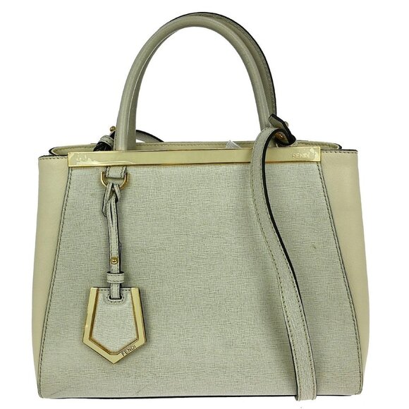 Fendi Handbags - FENDI GRAY 2WAY HANDBAG 8BH253.D7E 148-010 NQ01733 BN01